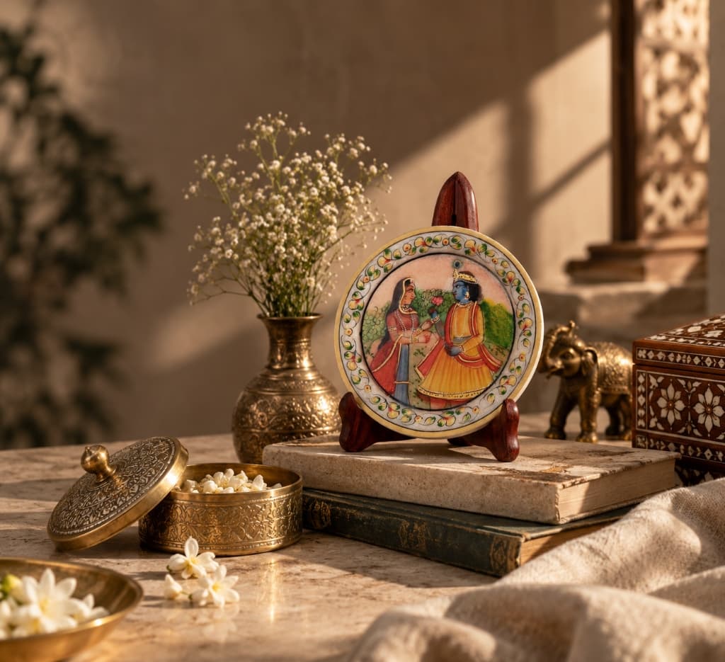 The Handcrafted Collection - Handcrafted marble artwork and heritage brass vessels